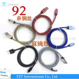High Quality Mobile Phone Micro USB Cable for Samsung/iPhone (Type-M)