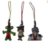 Mobile Phone Strap with Cartoon Charm (AMPC1305)