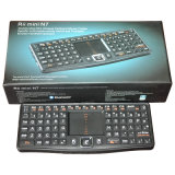 2.4GHz Rii Mini Wireless Keyboard (UK Layout) With Trackpad Dpi Adjustable Functions for PC,HTPC/IPTV/Goole TV Box