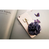 New Arraival Fashion Mobile Phone Cover Case with Rose Pendant