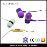 2015 Hot Selling 100cm Cord Length Multi-Color Earphone (OS-E1510)