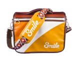 Fashion Reversible Camera Bags of Smile Size L-- 70's Style