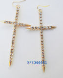 Smart Cross Diomand Earring Fashion Jewelry Sfe0444b1
