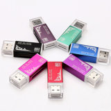 Universal Card Reader for Micro SD Ms TF M2 SDHC Suuport Multifunction All in One Creative Spaceship Card Reader