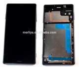 LCD Display Touch Screen Digitizer with Frame for Sony Xperia Z3 D6603 D6643 Black