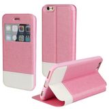 Cell Phone Cover for iPhone 6 Plus with 2 Colors Contrast, Filp Stand Mobile Phone Case Wholesale