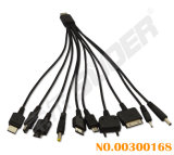 Universal 10 in 1 Multi Connector USB Charger Cable for Mobile Phone (00300168)