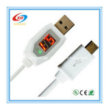 2015 New Style Fashion Digital Current Indicator Micro USB Cable/ Smart Phone Mobile Phone