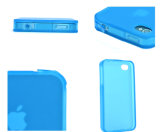Super Thin TPU Case for iPhone 5 / Ultra Thin Clear Case with Dust Plug Cap