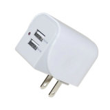 Hot Selling 5V, 2.1A Dual USB Travel Charger (NSDTC012)