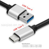 Hot Selling 2015 New! USB2.0 to Type C USB-C Male Data Charge Charging Cable for Oneplus 2 Two MacBook