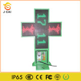 Outdoor Text Graphics Cross Sign LED Pharmacy Display