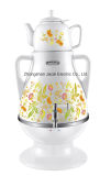 3.2L Stainless Steel Tea Maker with Flower Gl-T25
