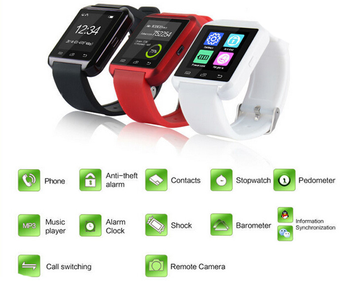 Smart Watch Multi-Functions Touch Screen Smart Bluetooth Watch U8