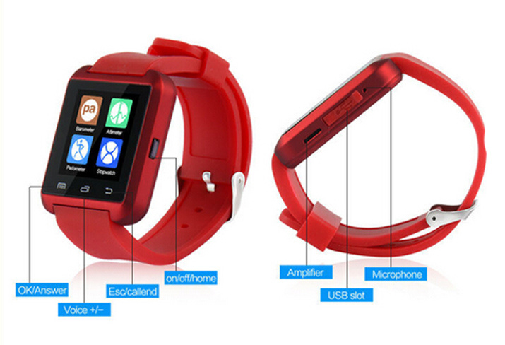 Wearable Smart Bluetooth Watch Multi-Functional Digital Mobile Phone Watch U8