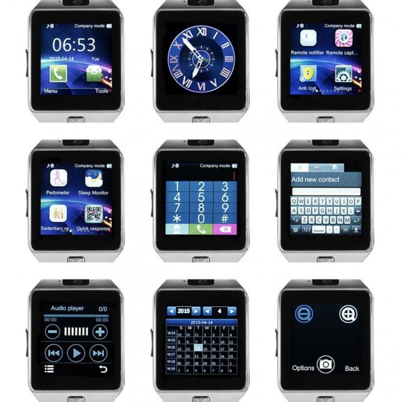 Fashion Bluetooth Smart Watch Dz09 Smartwatch for Android Apple MP3 MP4 Camera Pedometer (DZ09)