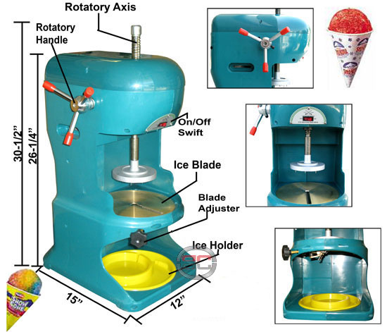 829# ABS Electric Ice Shaver Machine