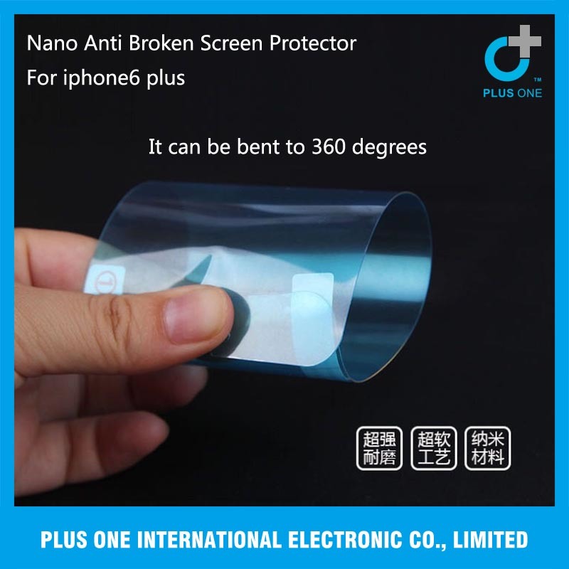 Nano Soft Explosion Proof Clear Screen Protector for iPhone6 Plus