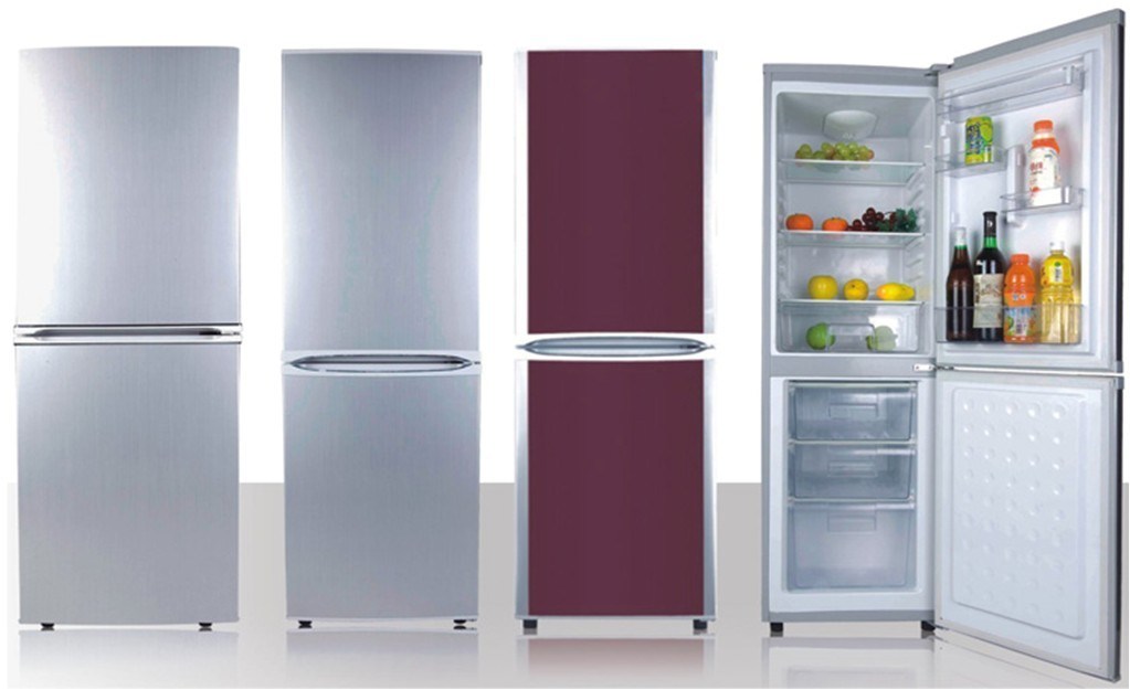 Double Door-Down Freezer Refrigerator 170L