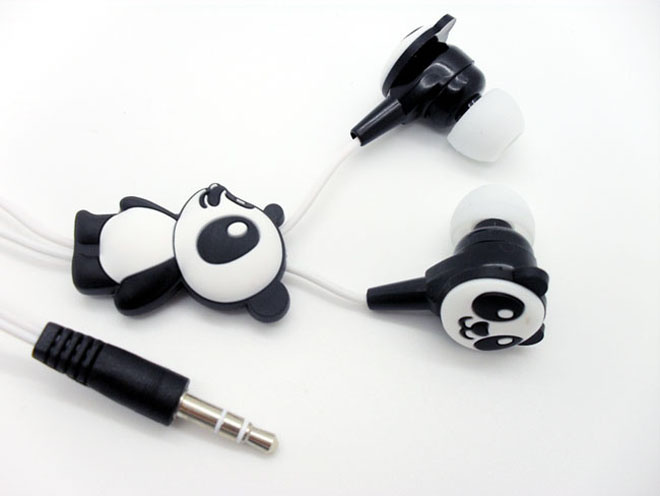 Cute 3D Earphone PVC Mini Earphone Protector