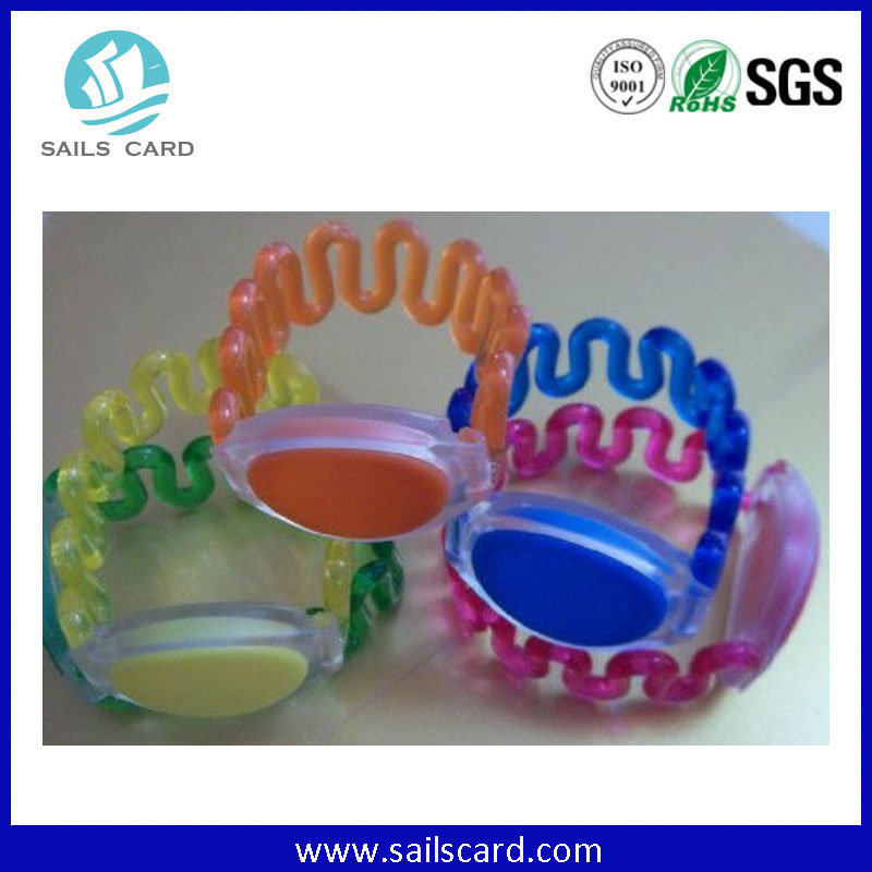 Adjustable Custom Waterproof Silicone Smart RFID Wristband