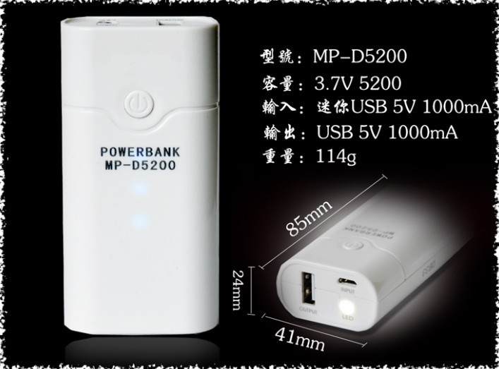 Digital Power Portable Charger for iPad and Mobile Devices