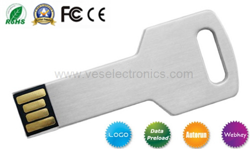 Key Shaped USB Flash Drive