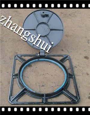 Squre Frame Round Cover 600X600 mm En124 C250 Ggg50