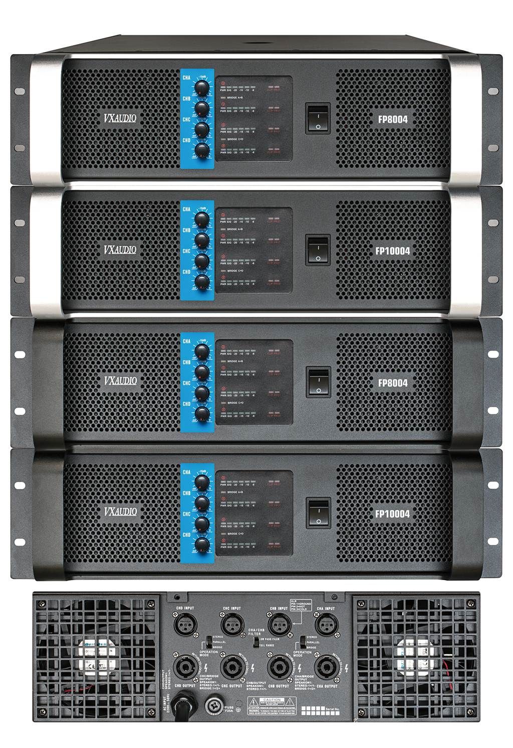 4 Channel High Power Amplifier 1000W*4 (FP10004-A)
