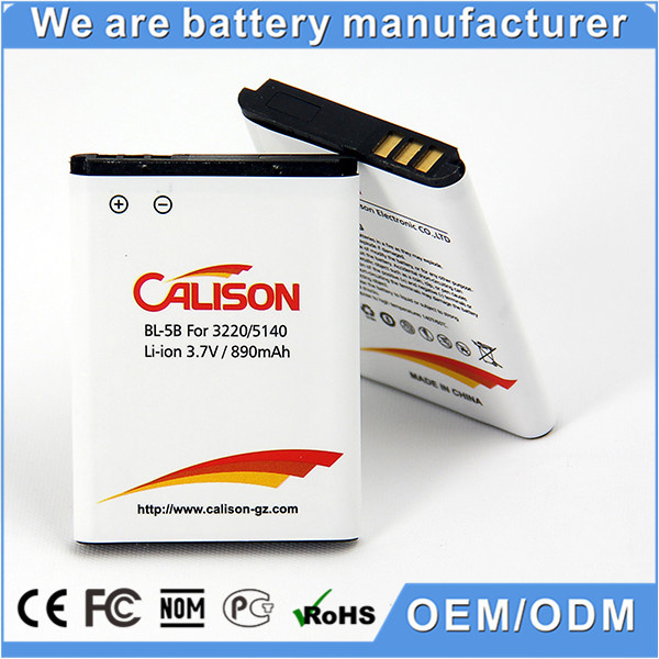 890mAh BL-5B Mobile Battery for Nokia