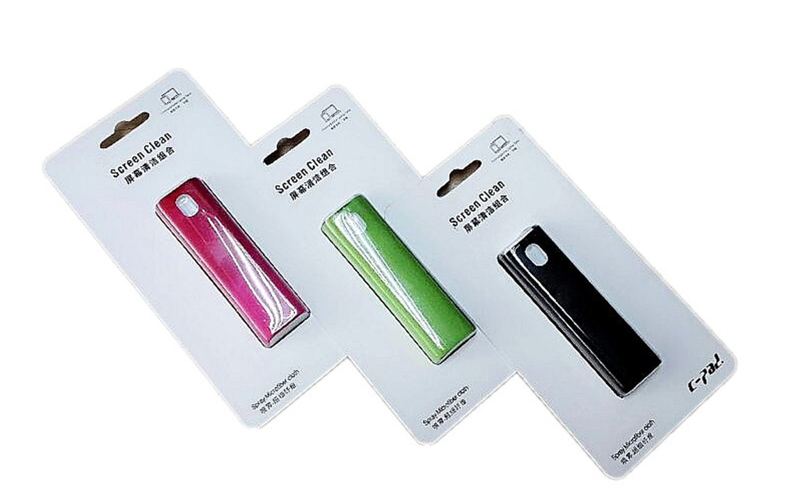 C-Pad New Screen Cleaner for iPad and iPhone, Convenient Spray and Microfiber Cloth