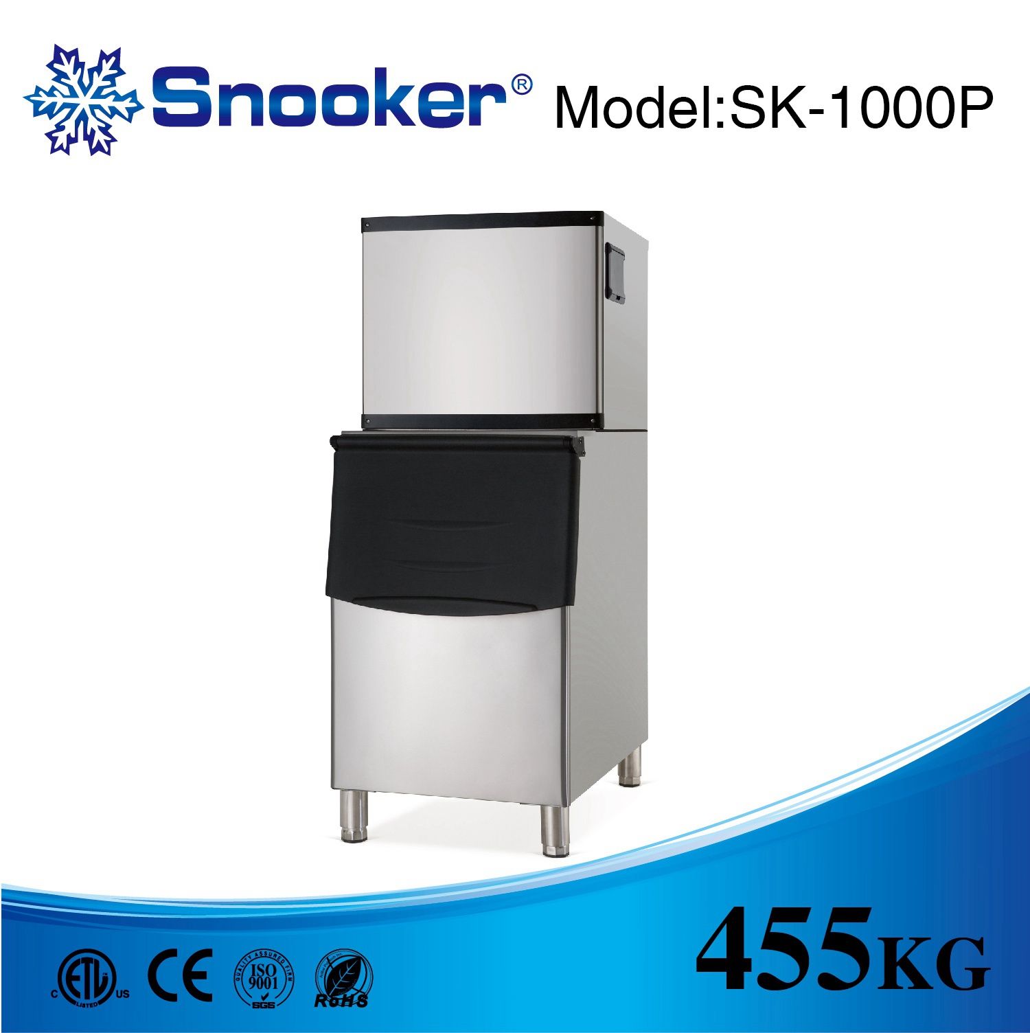 Cube Ice Maker 455kg/Day