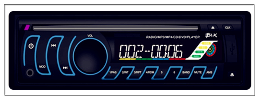 2015 New One-DIN Car DVD Player with Fixed Panel