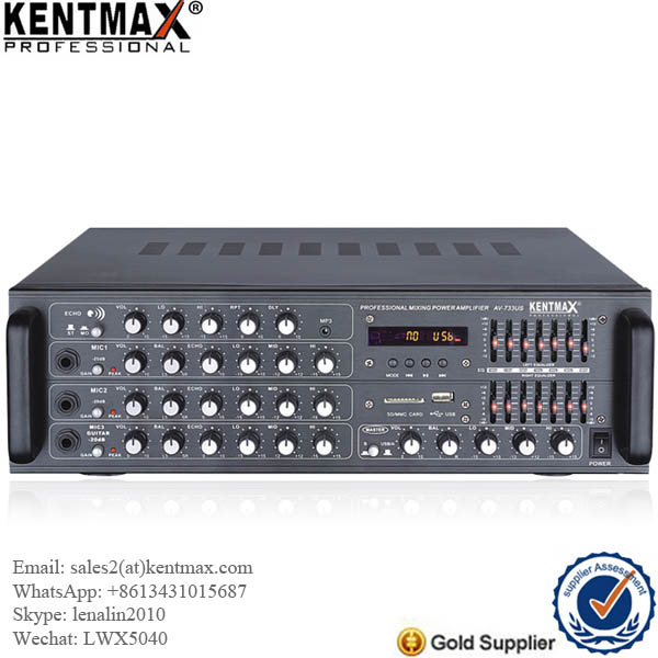 180 Watt Stereo Mixing Power Amplifier with USB SD