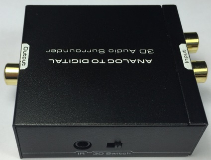 Analog to Digital 3D Audio Surrounder