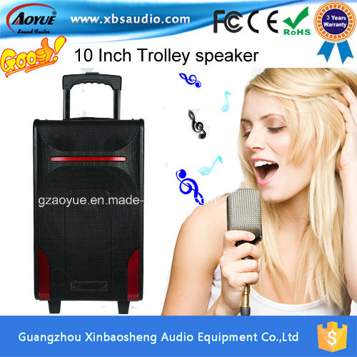 Rechargeable Battery Speaker with USB/SD Bluetooth Wireless Microphones