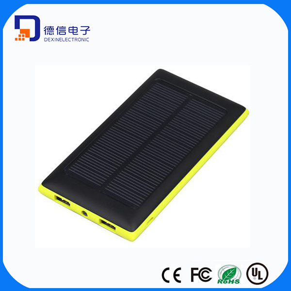 10000mAh Solar Power Bank with Dual USB Output