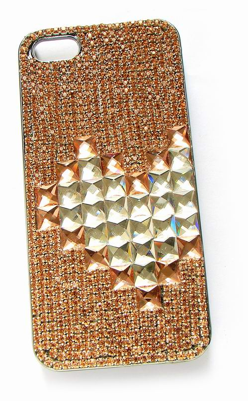 Twinkling Electroplated Rhinestone Chain Cover for iPhone