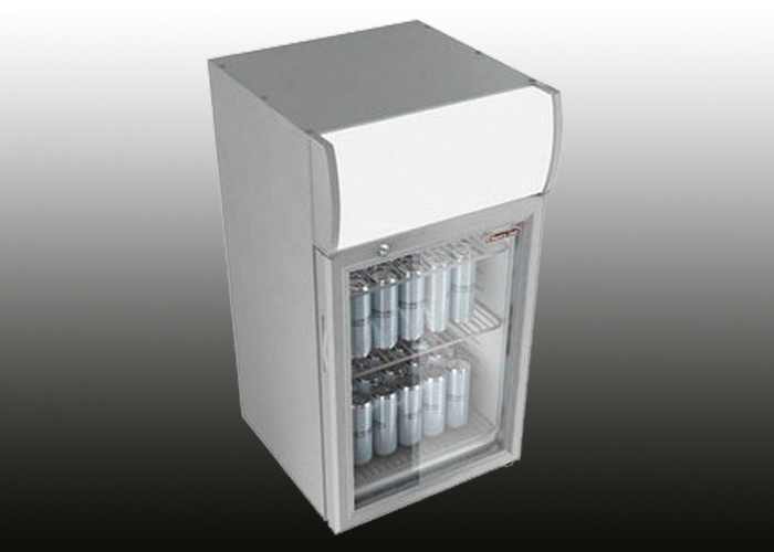 Glass Hinged Door Counter Top Mini Refrigerator