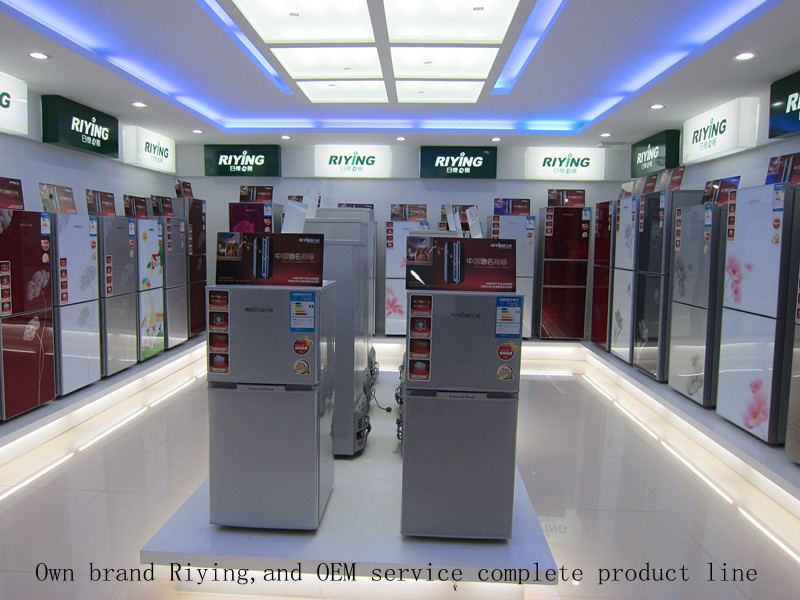 Top Fridge Down Freezer Refrigerators (BCD-168)