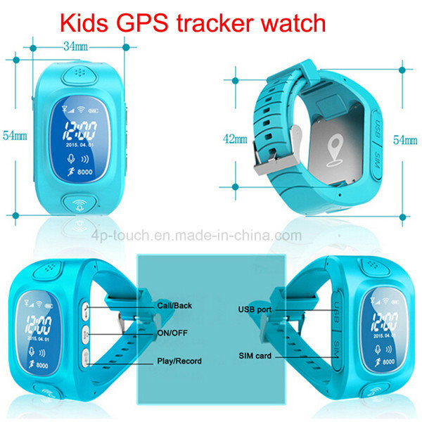 Smart Kids GPS Track Watch with Sos Function (H3)