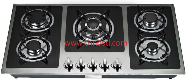 5 Burner Built-in Gas Hob CE Approval From SGS