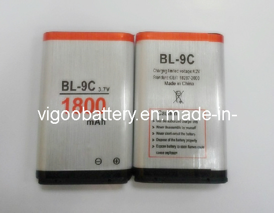 Mobile Phone Battery Bl-9c 600mAh 900mAh 1200mAh 1800mAh
