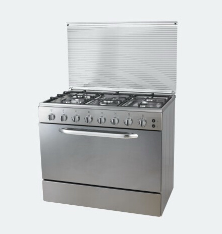 Dhke350-5b Gas Range with 5 Burners and Dish Warmer