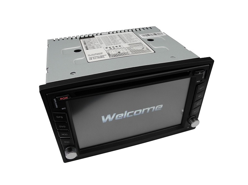 2 Two DIN Car GPS Digital Touch Screen Car Radio Stereo DVD Player Car Headunit with Bluetooth GPS Radio USB SD SWC