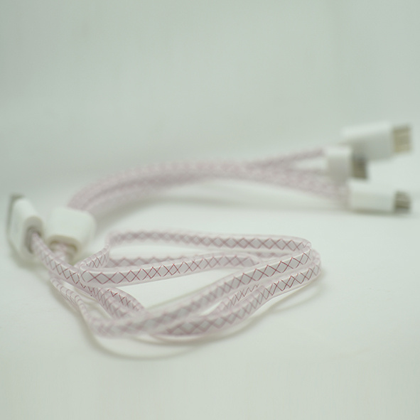 1m Universal Multi Function USB Data Cable 4 in 1 Lightning Cable for iPhone 6 for Samsung