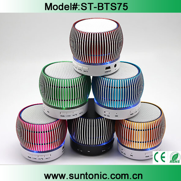 2015 LED Light Bluetooth Speaker with FM Radio