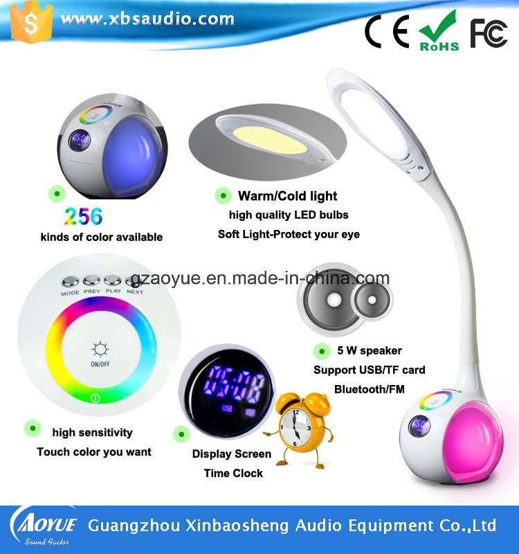 LED Stand Desk Lamp Bluetooth Speaker