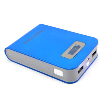 Mobile Phone LCD Display Power Bank with 10400mAh Capacity