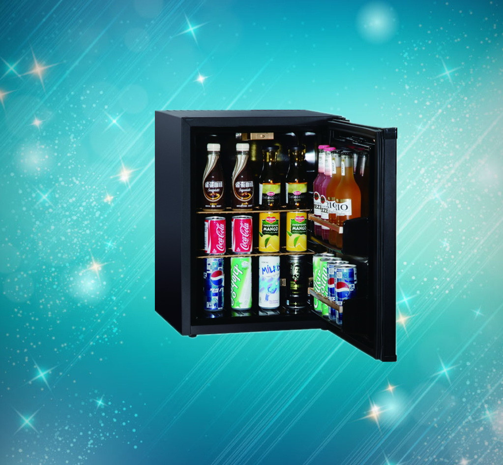 Upright Beverage Cooler Refrigerator Small Size Foamed Door 30 Litre